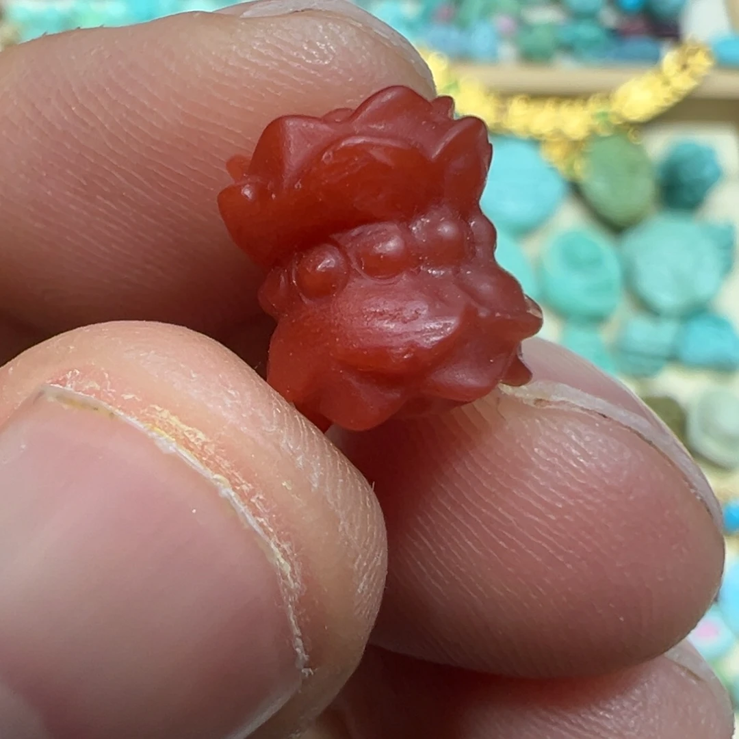 南红玛瑙未镶嵌颈饰