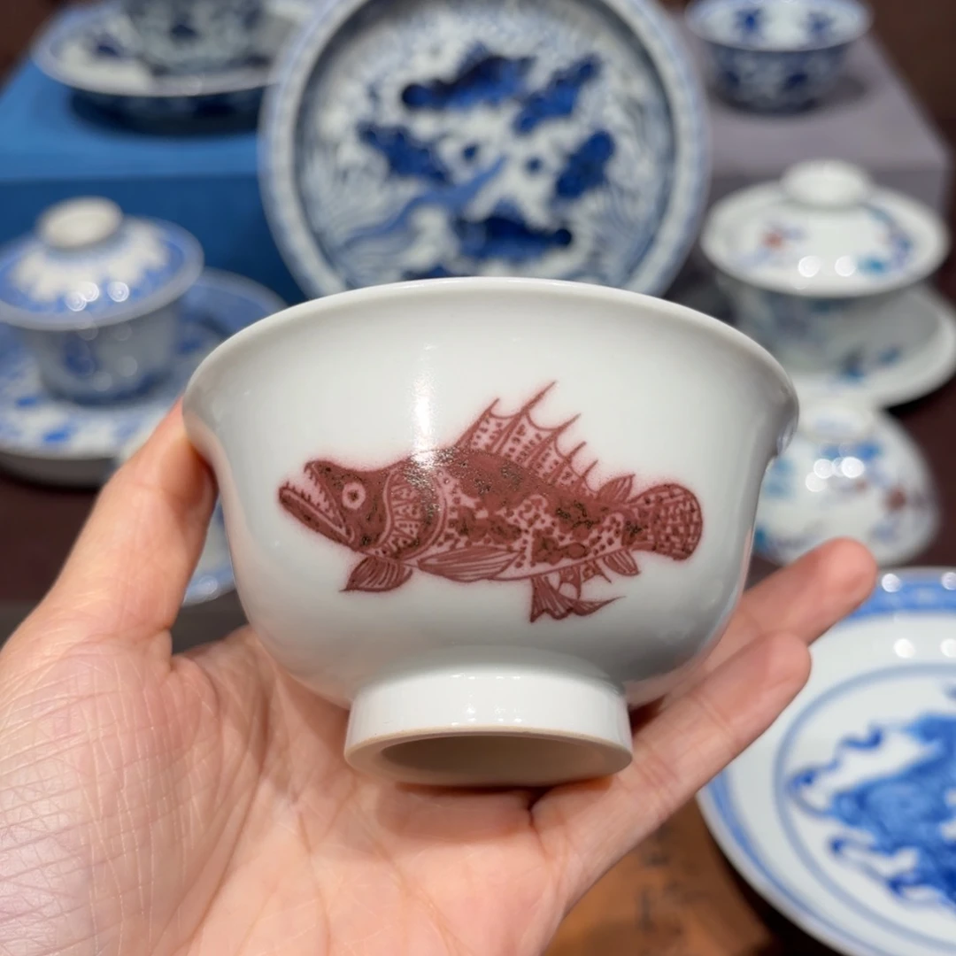 瓷片景德镇纯手工手绘