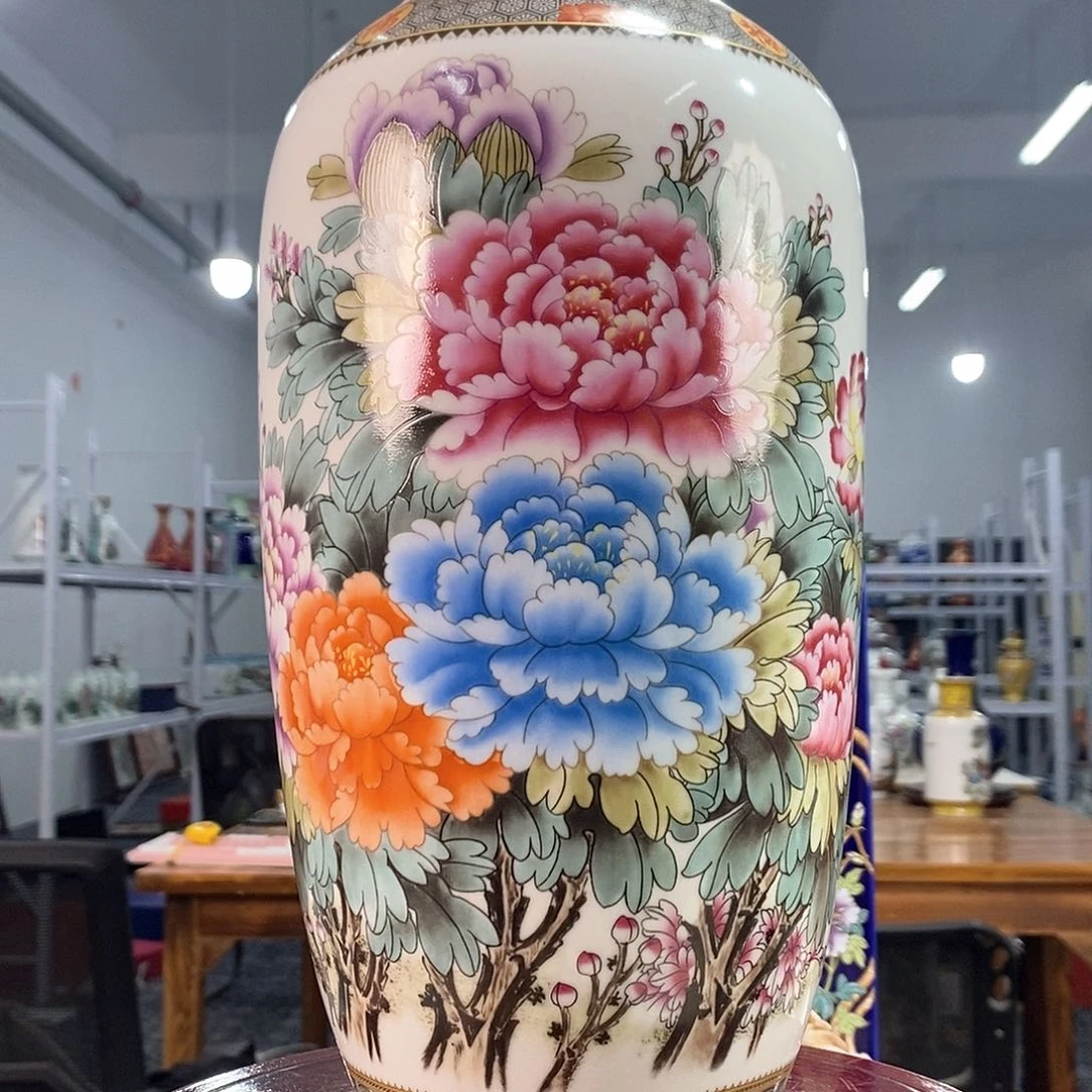 摆件景德镇陶瓷花瓶摆件