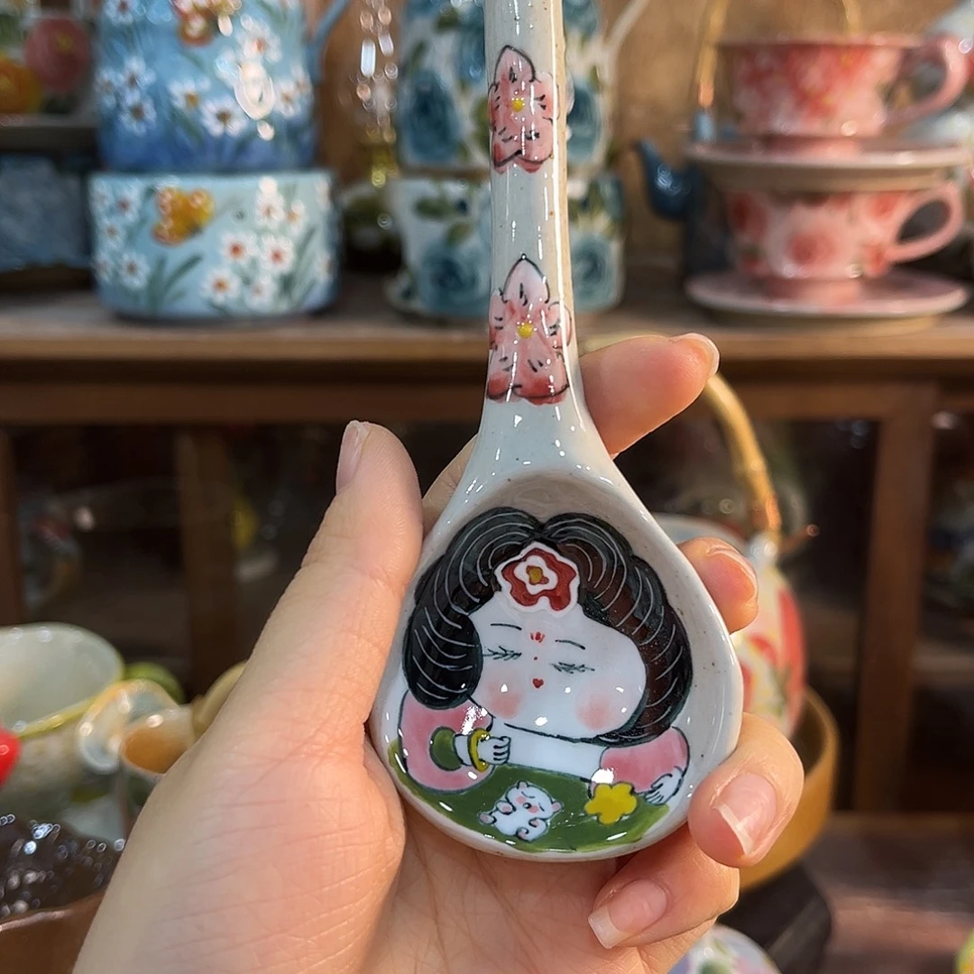 陶泥景德镇手工手绘高温釉下彩