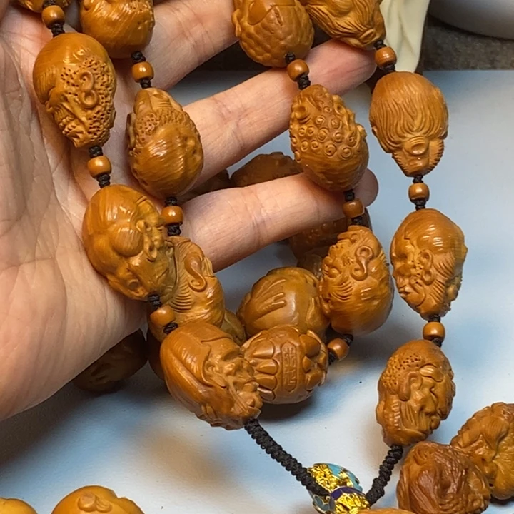 橄榄核手串/手链骷髅十八罗汉