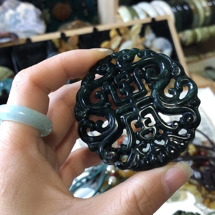 岫玉未镶嵌岫玉挂件