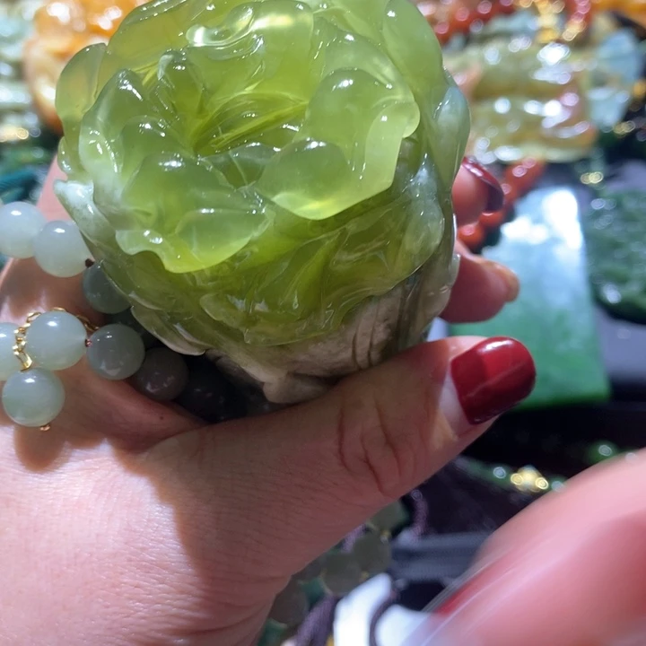 岫玉毛衣链未镶嵌