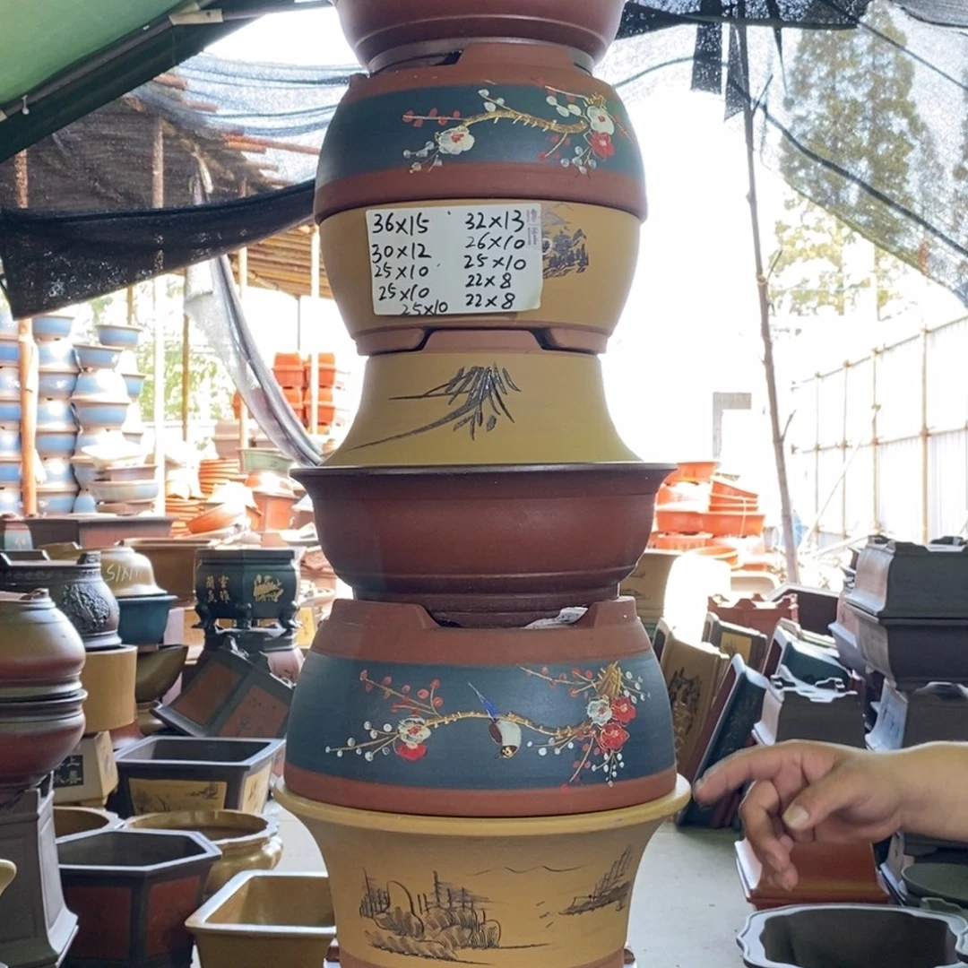 紫砂花盆紫砂紫砂
