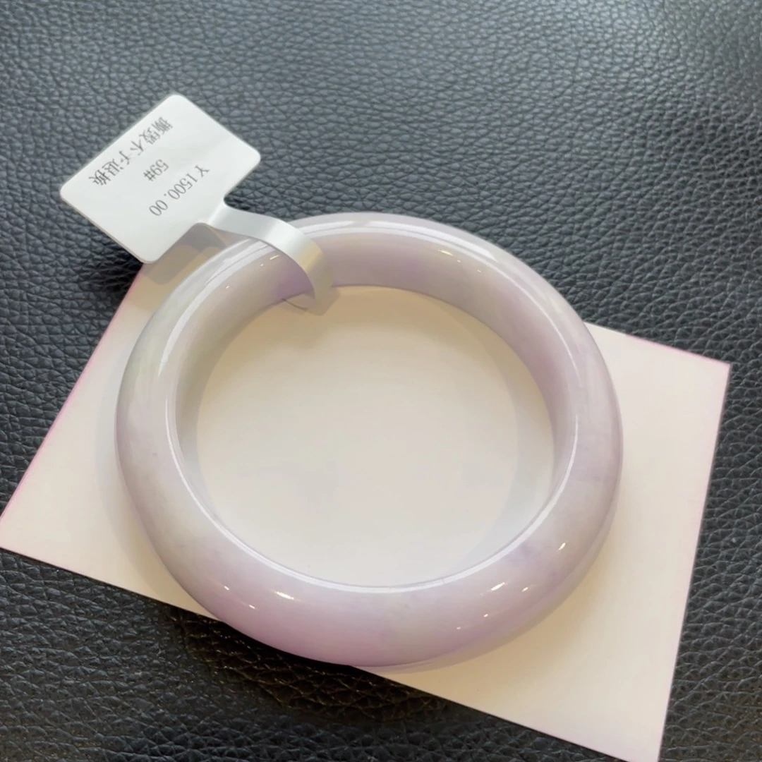 翡翠未镶嵌手镯7号59纹裂