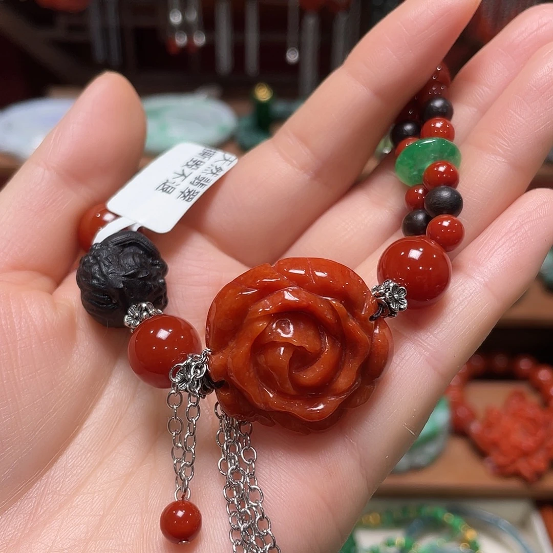 翡翠未镶嵌手链饰品