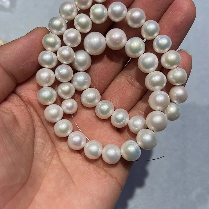 手串银S925镶嵌淡水珍珠