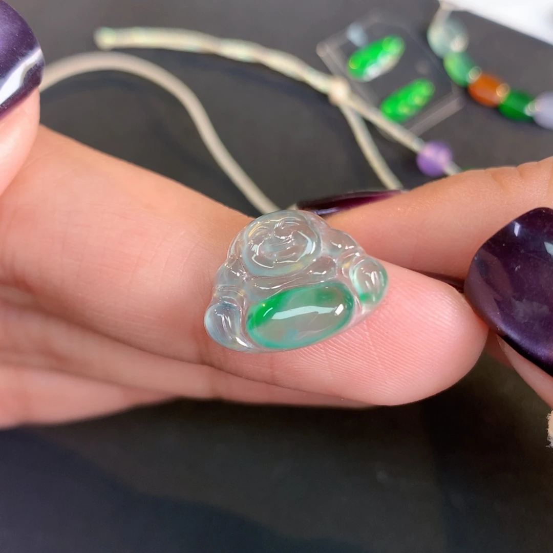 翡翠裸石翡翠11.74-16.0-2.97