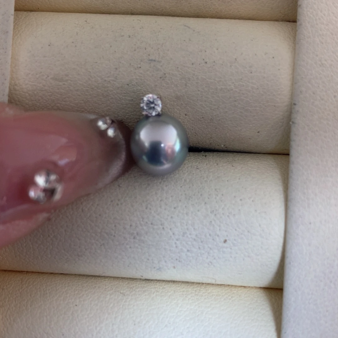 海水珍珠颈饰18K金镶嵌