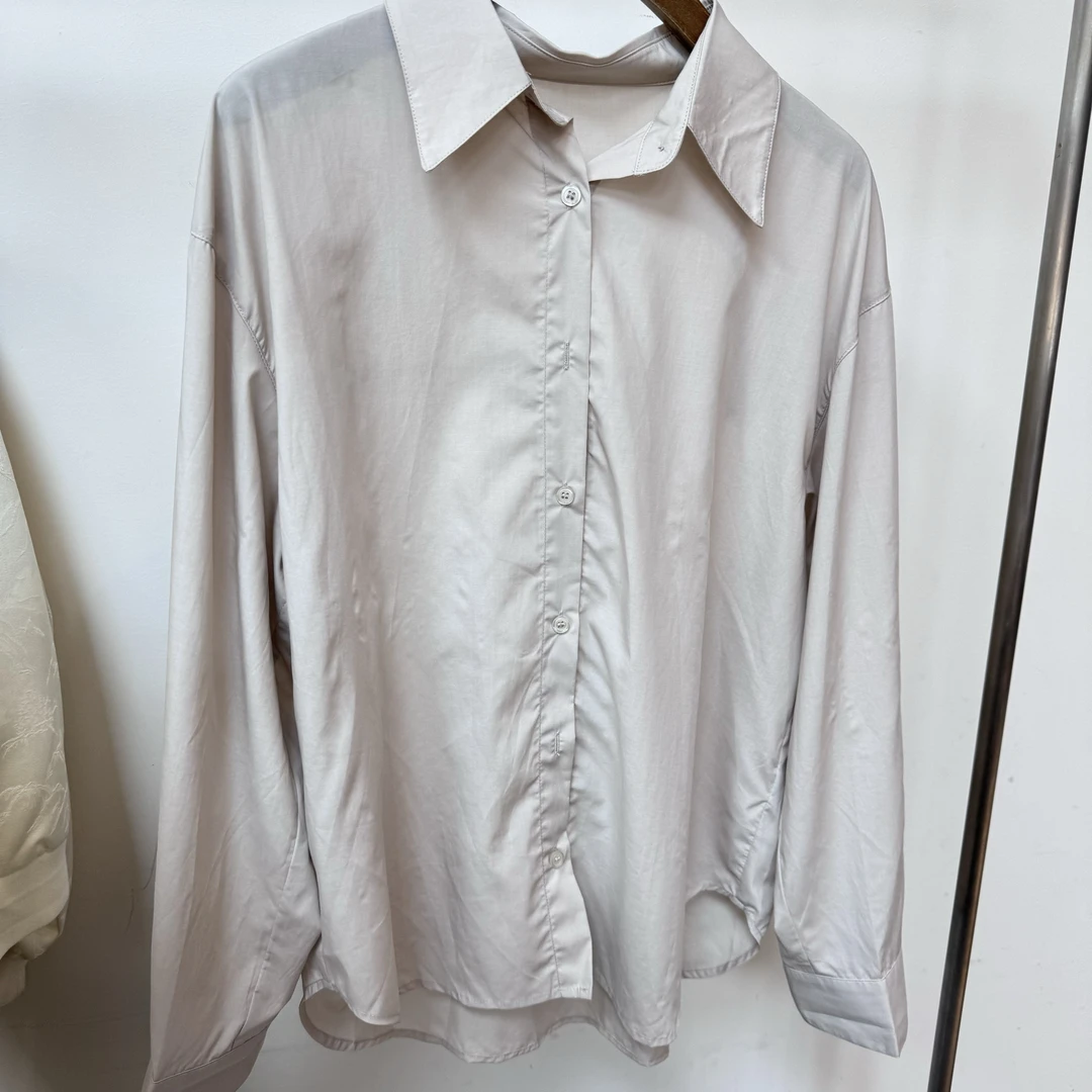 BSIEE/本涩休闲长袖衬衫时尚百搭简约