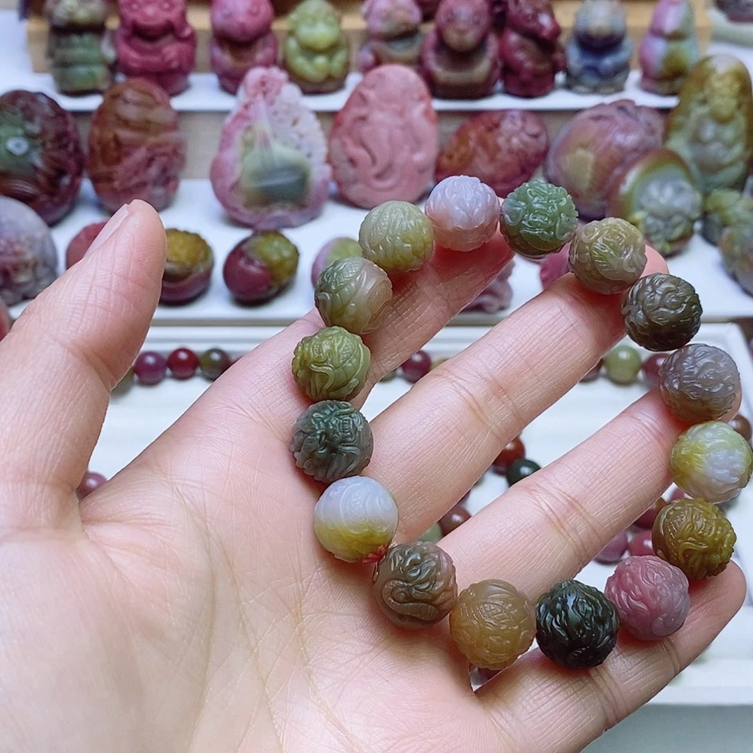 玛瑙/玉髓盐源玛瑙手串未镶嵌