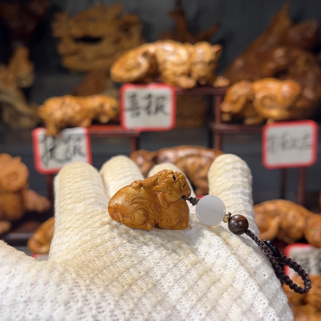 柏木（崖柏）木雕挂件崖柏瘤疤