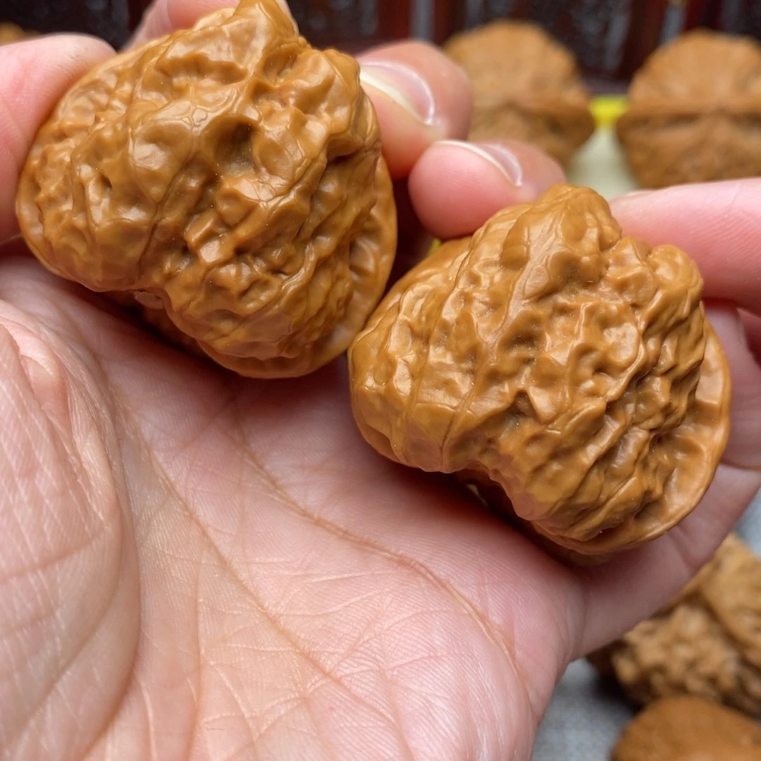 文玩核桃把件延庆蛙39尺