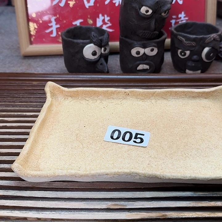 纯手工制作粗陶茶具
