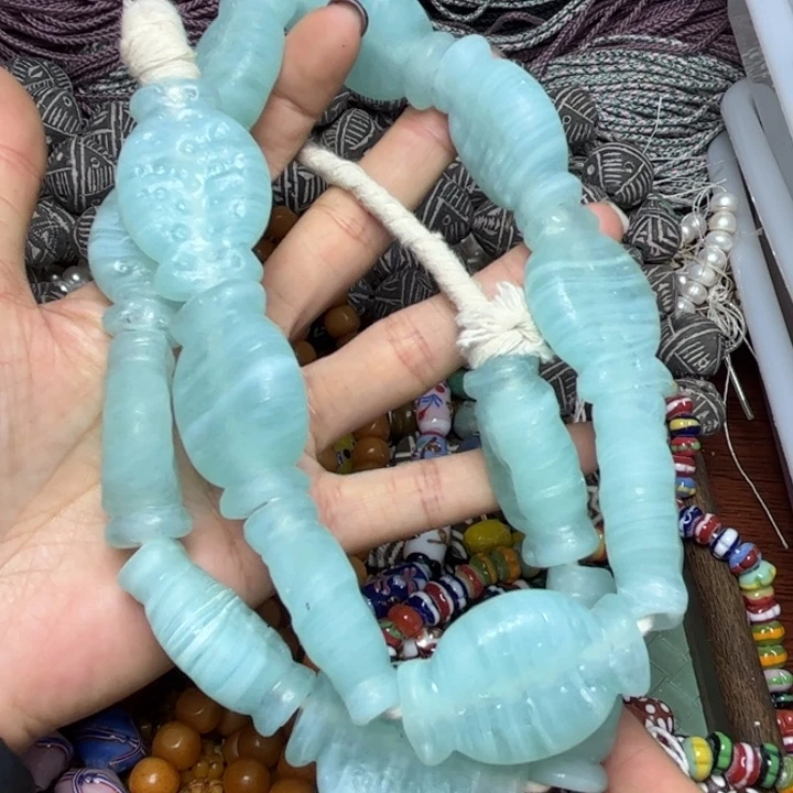 玻璃颈饰2034琉璃一条