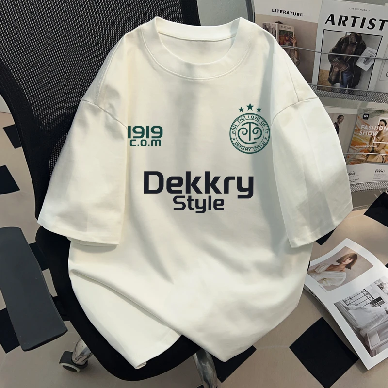 jtrt美式高街潮牌字母印花短袖t恤男女夏季新款纯棉宽松百搭上衣