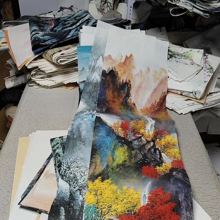 月***晨国画落款后台备注