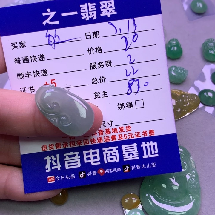 颈饰未镶嵌翡翠敏**g