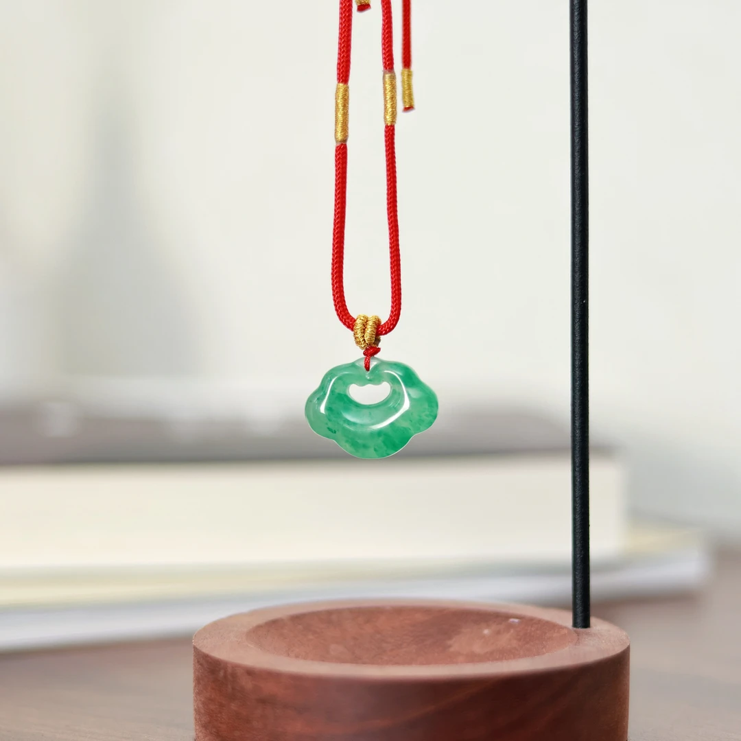 如意锁｜天然独龙玉非洲翠如意锁｜多样性发货｜