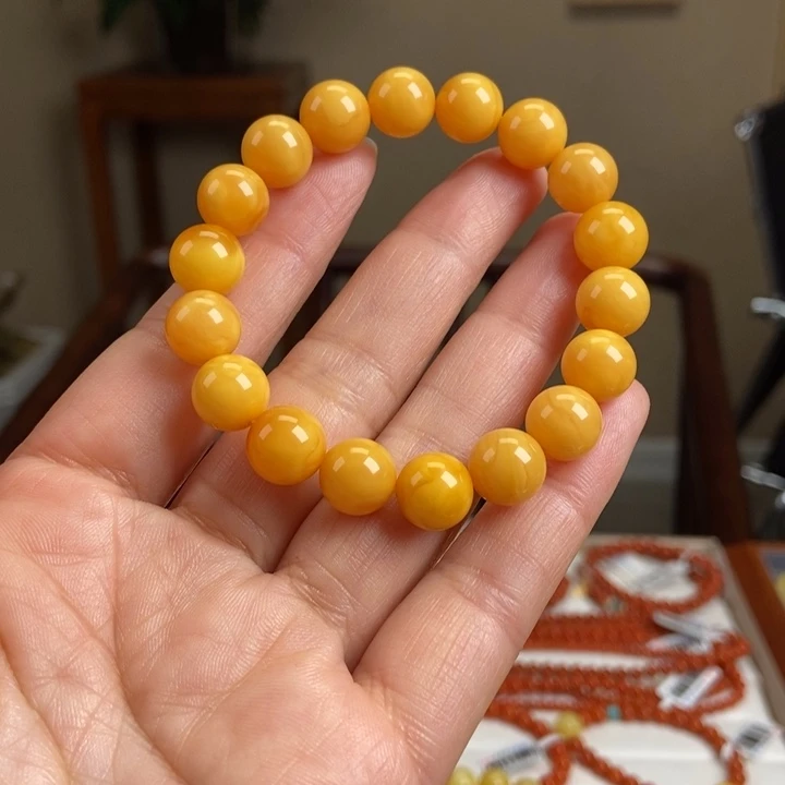 琥珀手链未镶嵌蜜蜡手串10