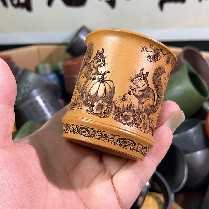 茶杯紫砂全手工紫砂主人杯