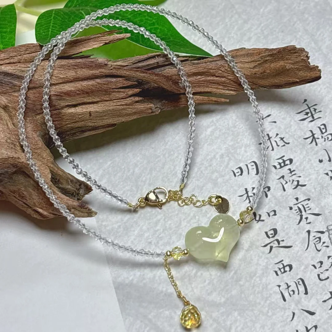 《铁头老猪》XYZ110水晶屁桃吊坠百搭欧若精灵风多样性发其一