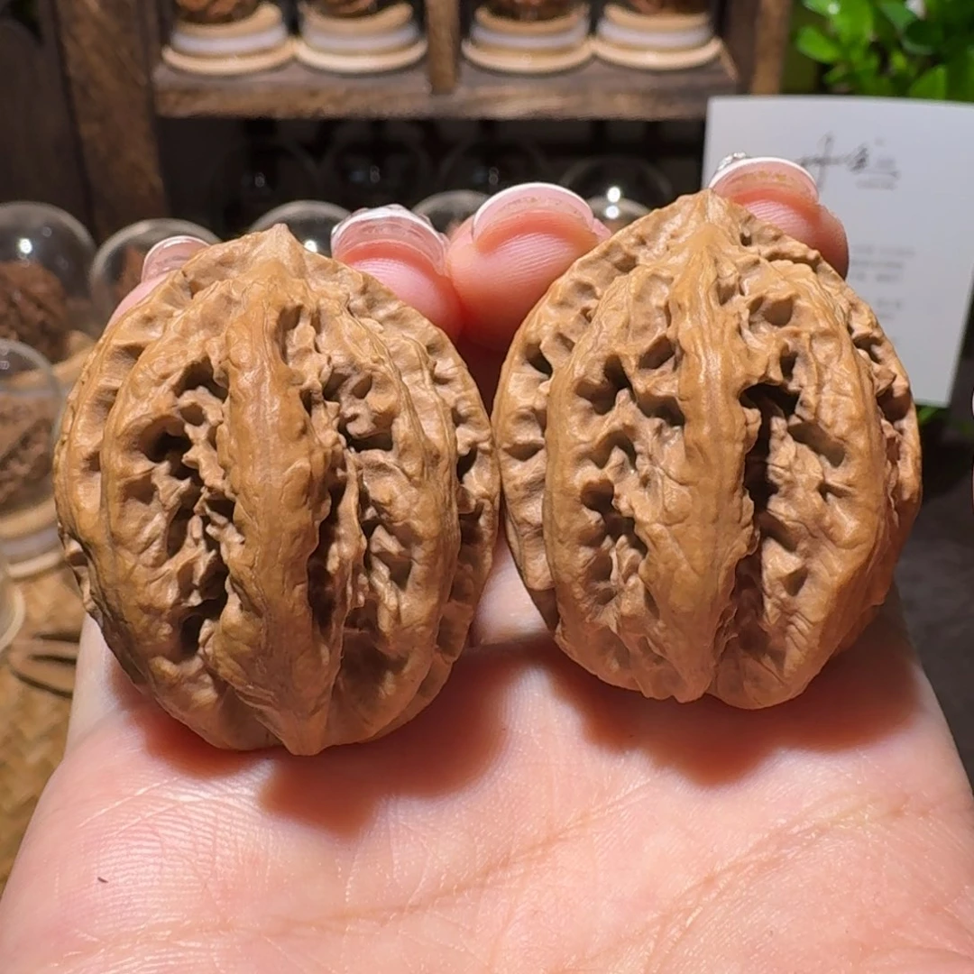 把件文玩核桃粗筋八棱西瓜