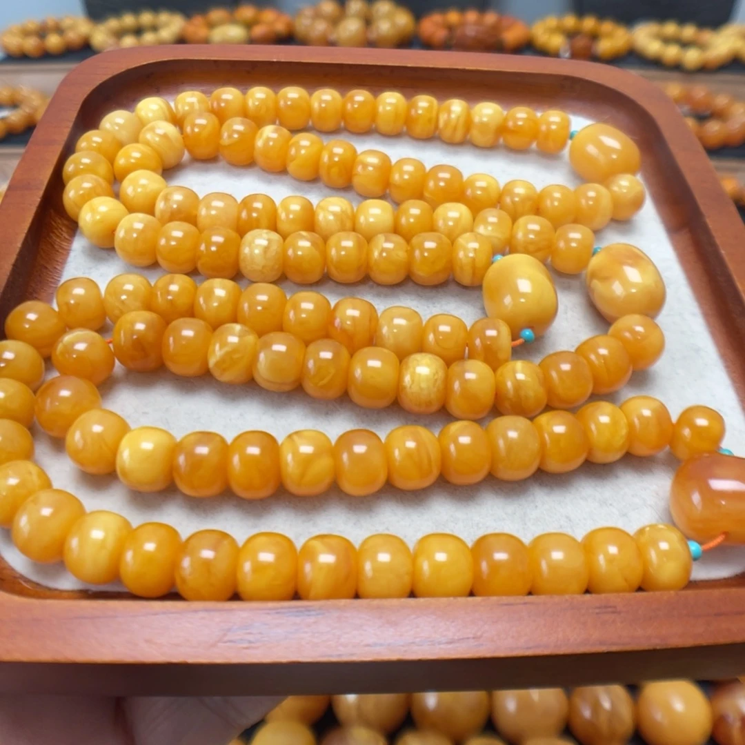 蜜蜡未镶嵌手串蜜蜡