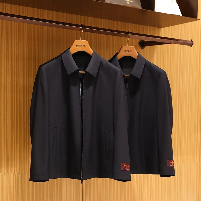 【230204137】意大利㊣品（有专属袖标）男士全羊*毛领导行政夹克