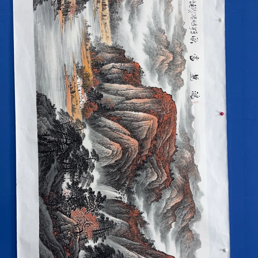 国画纯手绘字画宣纸