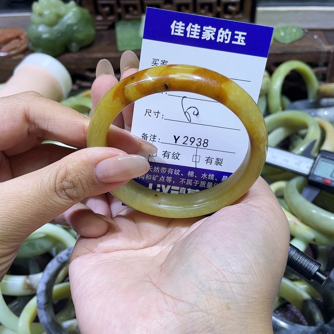 蛇纹石玉未镶嵌手镯2938
