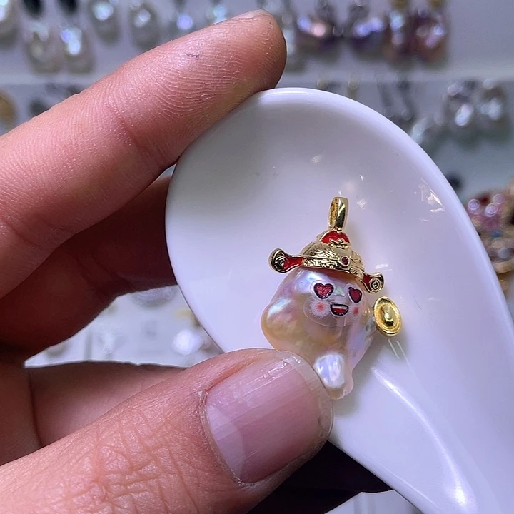 淡水珍珠未镶嵌颈饰07