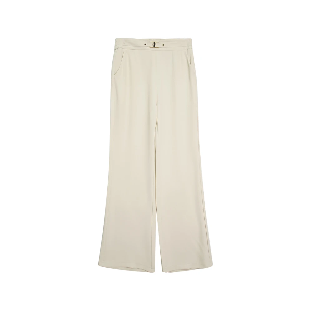 X2411高腰百搭垂感遮胯显瘦直筒白色阔腿裤