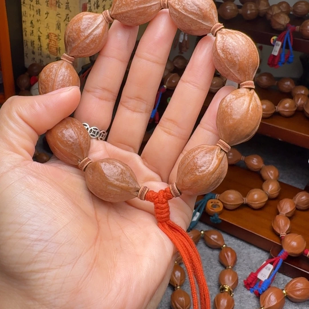 橄榄核手串205/28老核原皮 梅林铁核