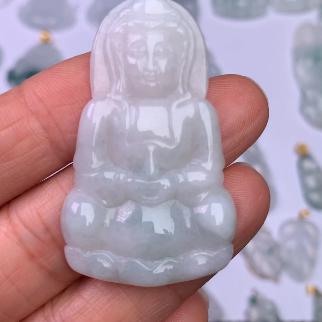 翡翠未镶嵌颈饰缅甸翡翠A货