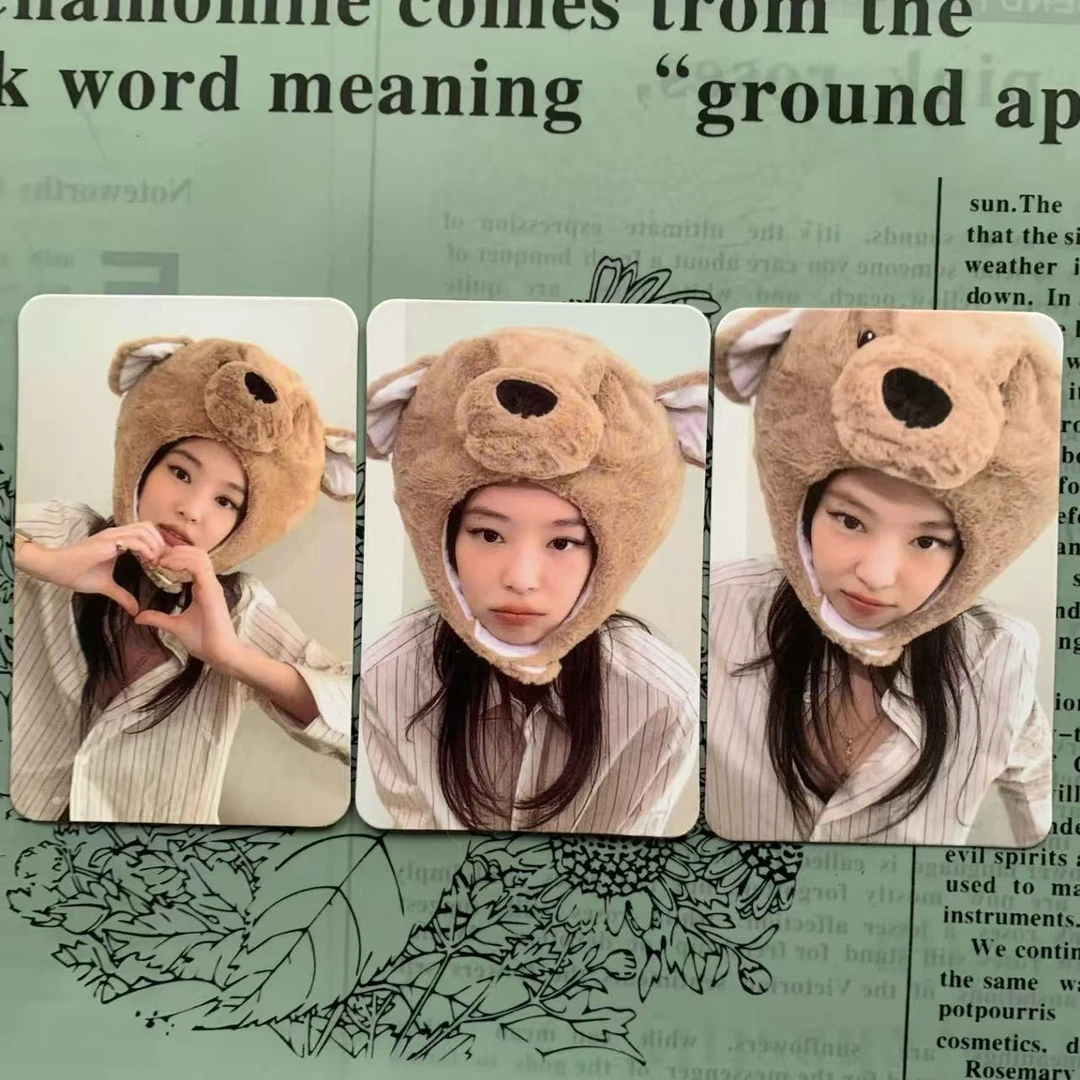 jennie新专辑RUBY【正版现货】 金珍妮wm签售特典卡 小熊帽妮周边