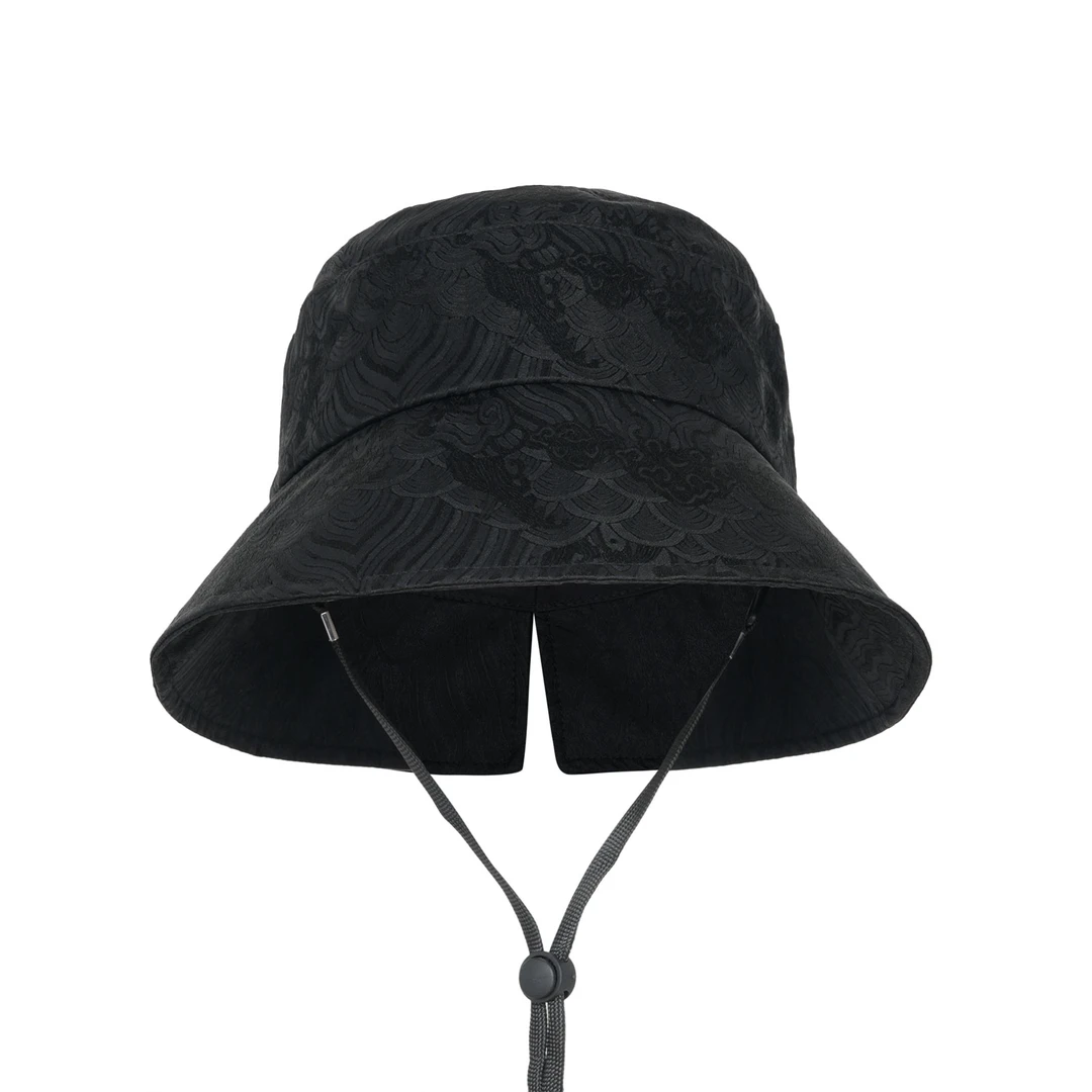 [江涯海浪]FY6240505香云纱防晒遮阳帽