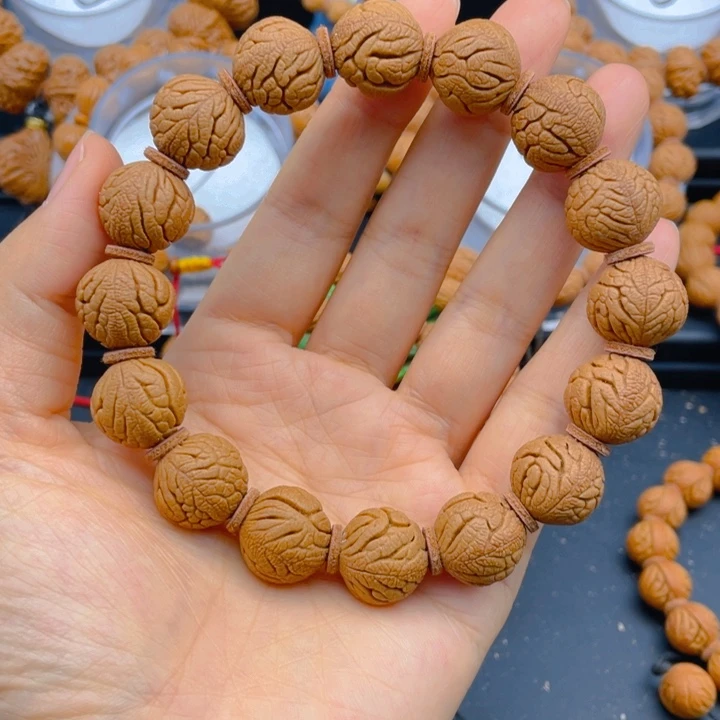 桃核吊坠精品铁将军16尺寸捡漏