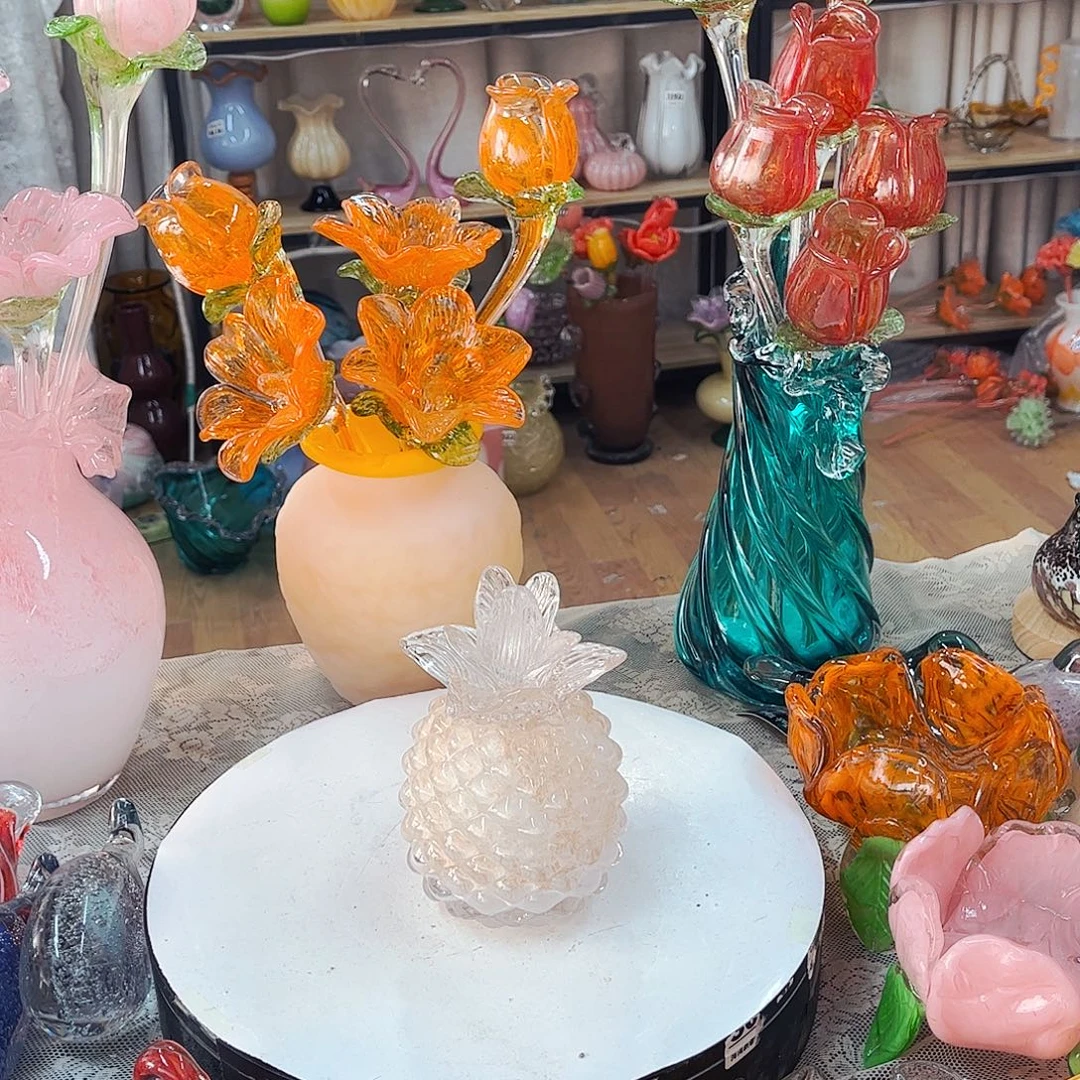 菠萝材料家悦花瓶花器