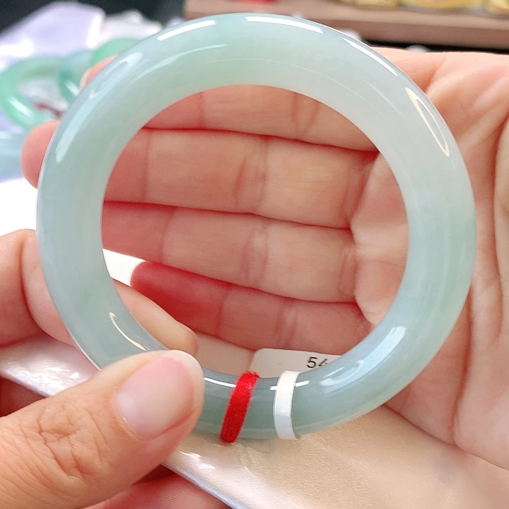 未镶嵌手镯翡翠54胖圆