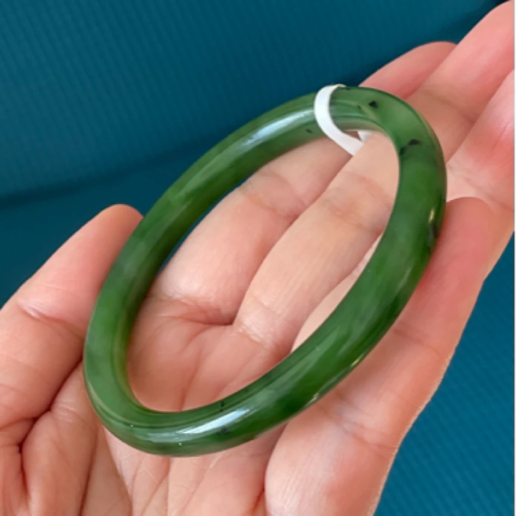 【如友珠宝】和田玉碧玉8mm美人条 气质百搭 绿色冰绿（多样性发货）