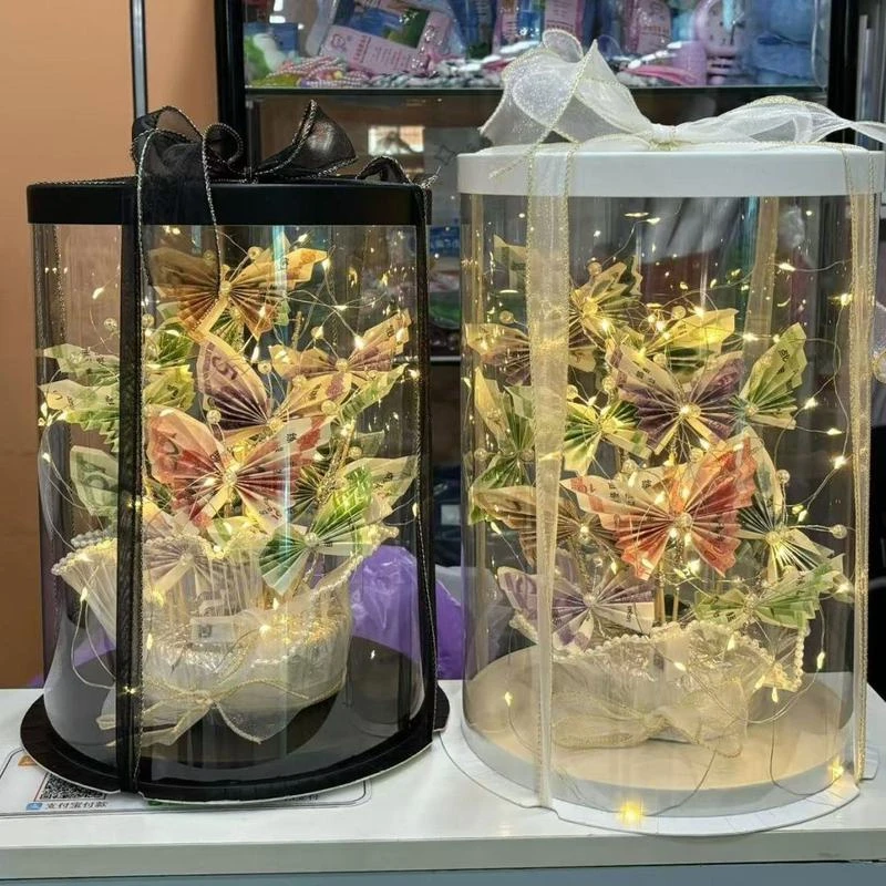 创意手工有钱花材料礼盒蝴蝶包装生日礼物女友闺蜜父母过年红包