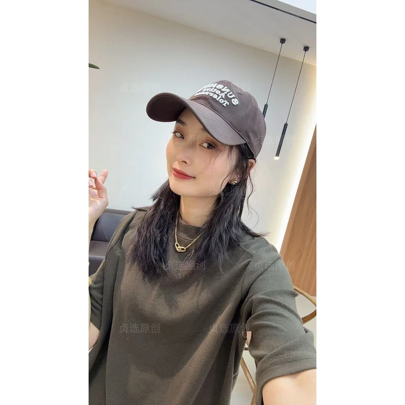 25339-鸭舌帽棒球帽ins百搭运动帽休闲帽子夏季遮阳