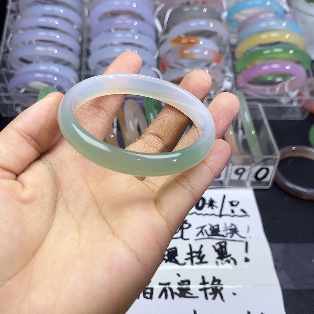 美***家手镯玛瑙/玉髓未镶嵌