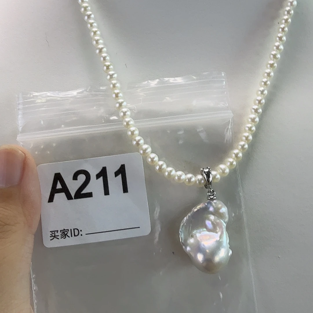 吊坠(不含链)合金淡水珍珠