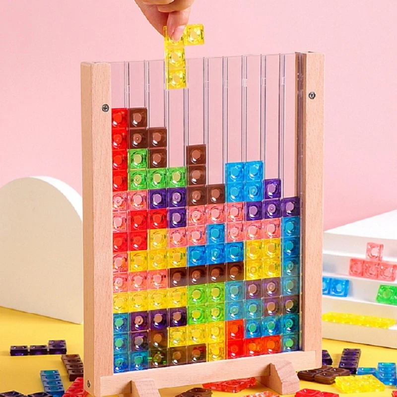 儿童俄罗斯方块立体拼图3到6岁益智积木2岁男孩女孩开发智力玩具