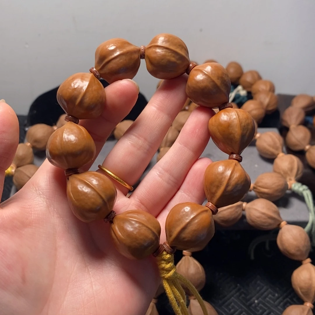 橄榄核手串/手链2124梅林铁三花橄榄核