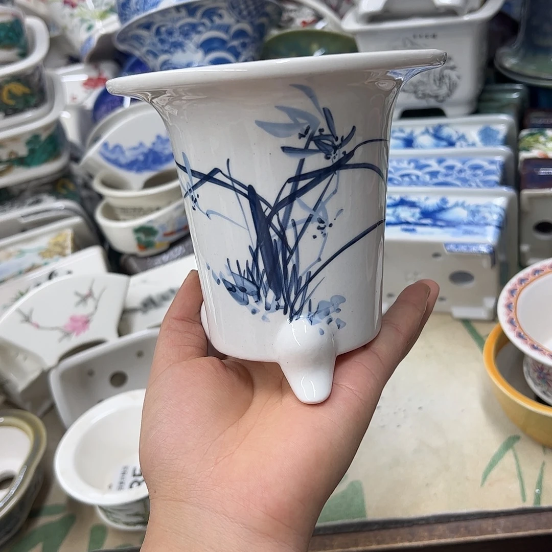紫砂花盆045号瑕疵13/12cm