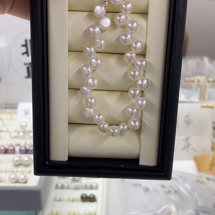 淡水珍珠手链银S925镶嵌
