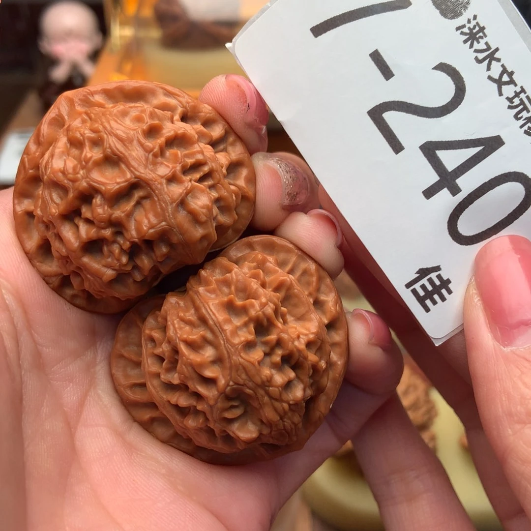 文玩核桃把件40宫灯